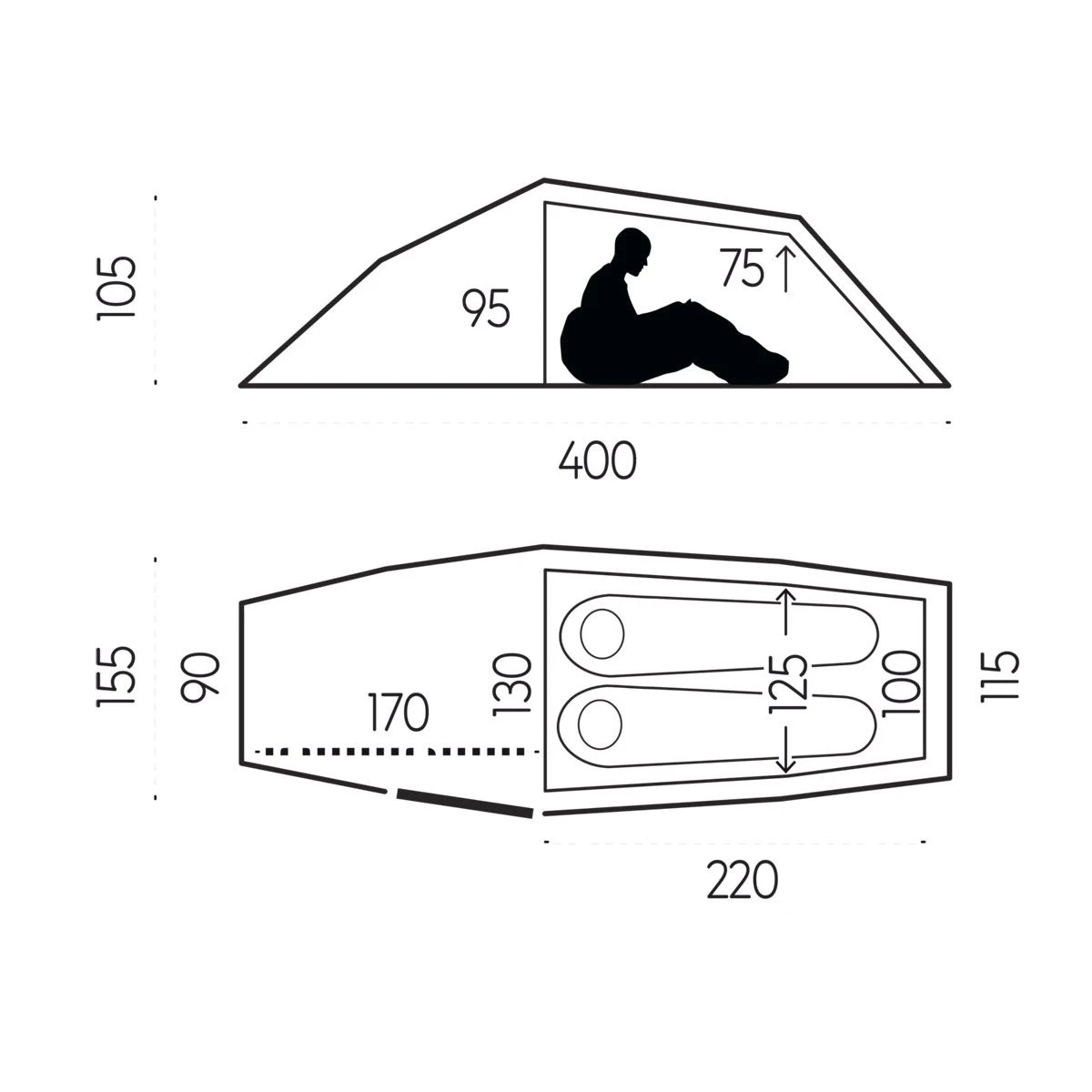 Fjallraven Abisko Shape 2 - Pine Green 2 Fjallraven Abisko Shape 2 - Pine Green - Image 2