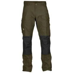 Fjallraven Vidda Pro Regular Trousers - Dark Olive/Black