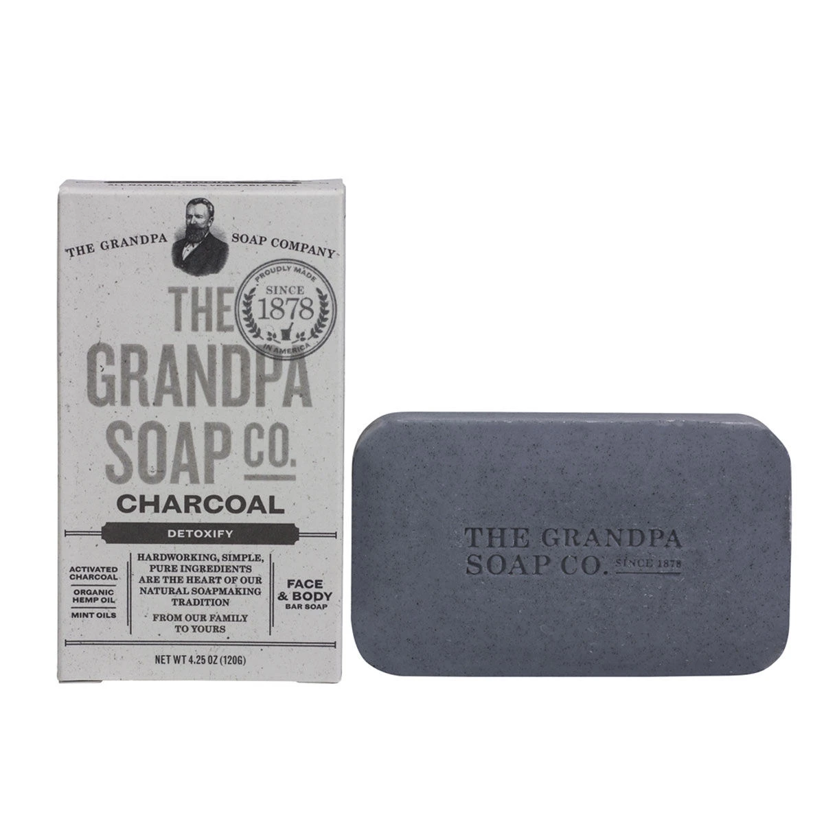 Grandpa's Charcoal Soap - Pack Of 4 1 Grandpa's Charcoal Soap - Pack Of 4