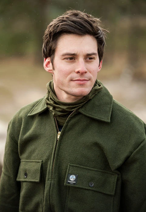 Swanndri Ranger Wool Bushshirt - Olive 2 Swanndri Ranger Wool Bushshirt - Olive - Image 2