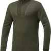 Woolpower Ullfrotte Original Zip Turtleneck - 200g - Pine Green