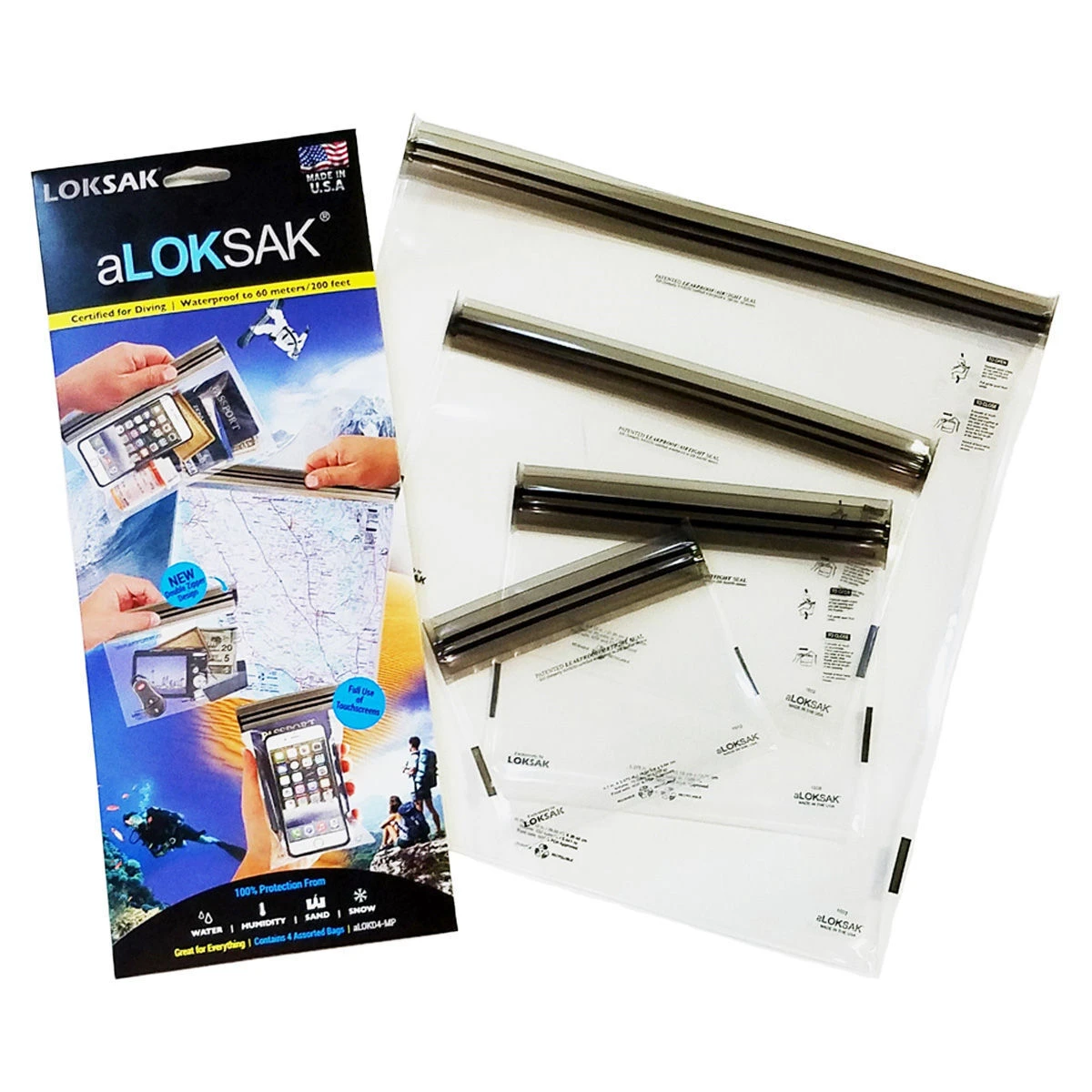 ALOKSAK Resealable Bags Multi Pack - Medium 1 ALOKSAK Resealable Bags Multi Pack - Medium
